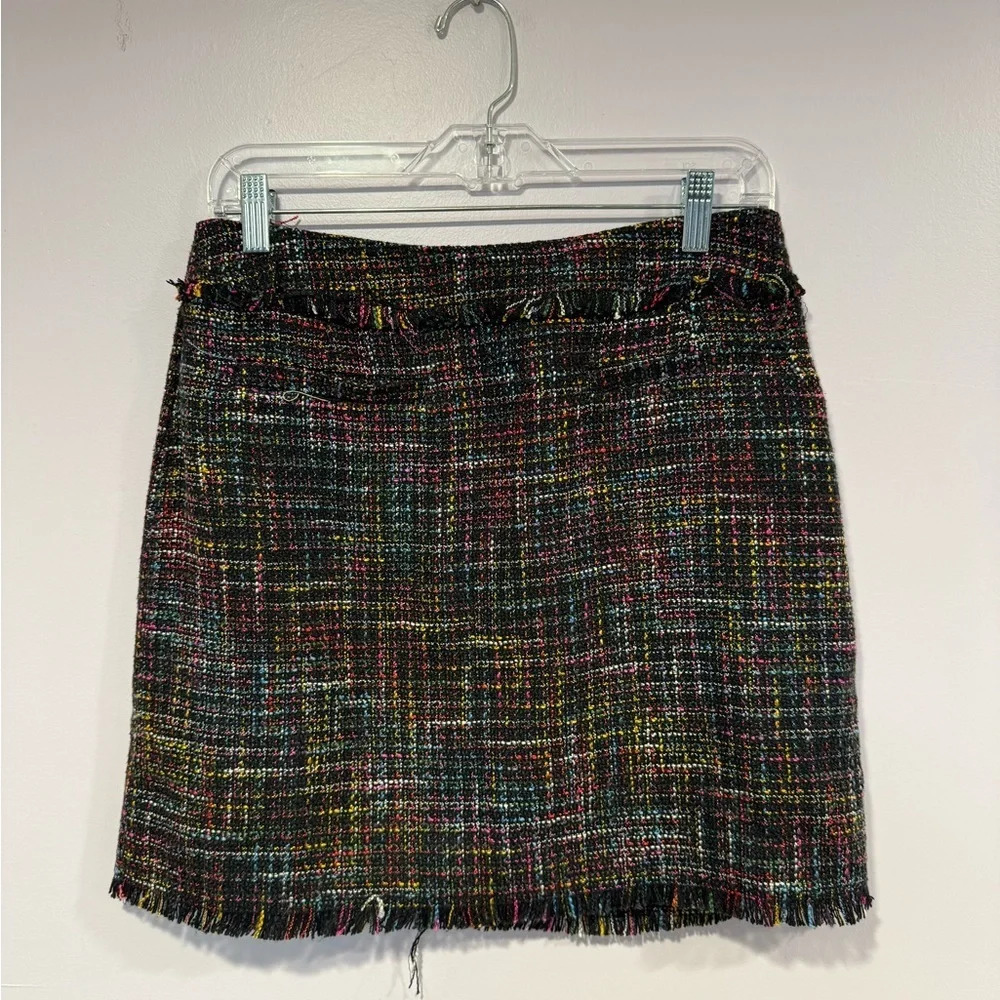 H&Mโ multicolor tweed skirt